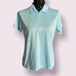 EP Pro Tour Tech Baby Blue Polo Top